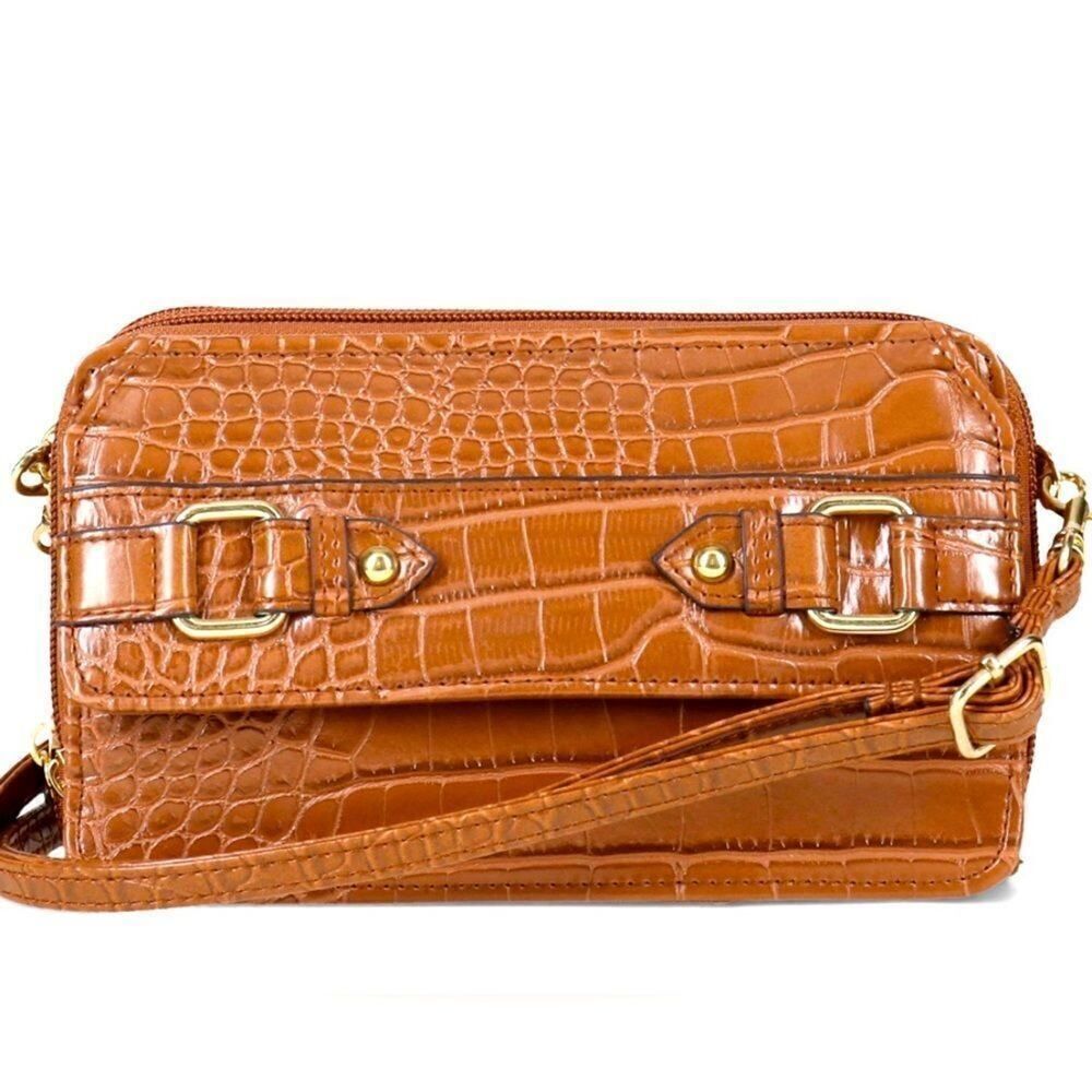Women's Bueno of California, Pink Elephant Pebble Wallet on a String Handbag P